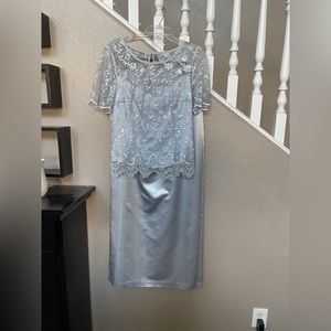 Formal Caramia mother of the bride skirt, top and jacket set SZ 10/12 Jacket NWT